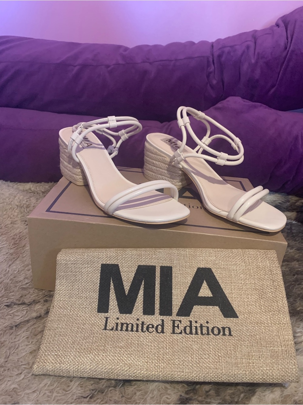 Women’s MIA Limited Edition Ione Strappy Ankle Strap Espadrille Sandals